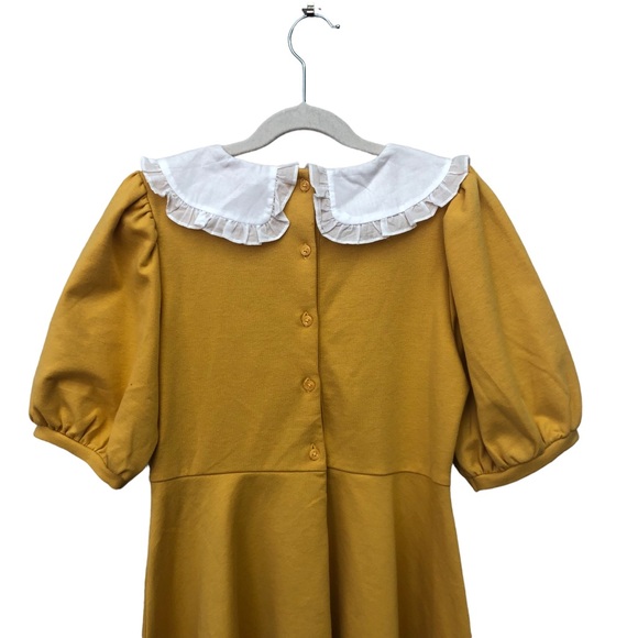 Janie & Jack Mustard Yellow Dress size 12 - Picture 9 of 12